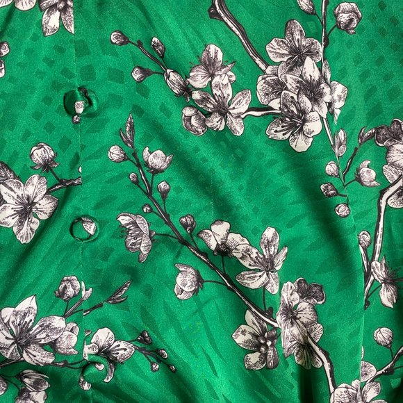 Hutch Green Floral Midi Dress - Picture 9 of 10
